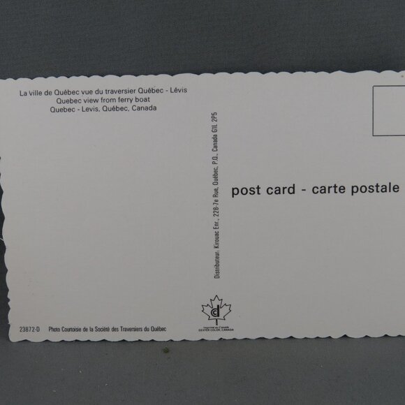 Vintage Postcard - Quebec City Ferry View - Dexter Press - Picture 2 of 4